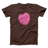 Meh. Candy Heart Funny Men/Unisex T-Shirt
