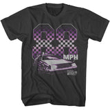 Back To The Future - 88 Checkers - Short Sleeve - Adult - T-Shirt