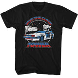Back To The Future - Clock Tower Split Color - Short Sleeve - Adult - T-Shirt