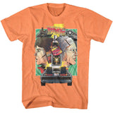 Back To The Future - Poster - American Classics - Heather Orange Adult Short Sleeve T-Shirt