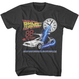 Back To The Future - Where Were Going - American Classics - Solid Gray Adult Short Sleeve T-Shirt
