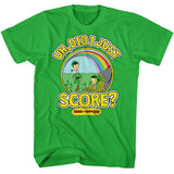 Beavis And Butthead - Getting Jiggy - American Classics - Solid Green Adult Short Sleeve T-Shirt