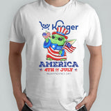Baby Yoda KROGER America 4th Of July Independence Shirt