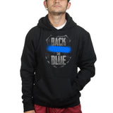 Back The Blue Hoodie Style001