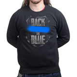 Back The Blue Sweatshirt Style001