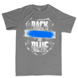Men's Back The Blue T-shirt Style001