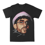 Bad Bunny "Big Face" Graphic Tee Style001