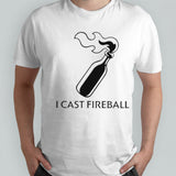 Baddiestreams Wearing I Cast Fireball shirt