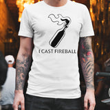 Baddiestreams Wearing I Cast Fireball shirt