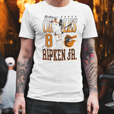 Baltimore Orioles Cal Ripken Jr. Caricature Baseball Shirt