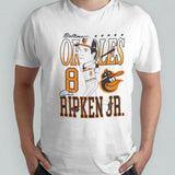 Baltimore Orioles Cal Ripken Jr. Caricature Baseball Shirt