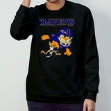 Baltimore Ravens Garfield Cat Grumpy Football Player shirt