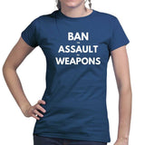 Ladies Ban Assault Weapons T-shirt
