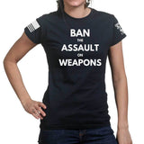 Ban Assault Weapons Ladies T-shirt Style001