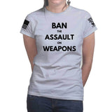 Ban Assault Weapons Ladies T-shirt Style001