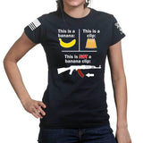 This Is NOT a Banana Clip Ladies T-shirt Style001