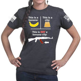 This Is NOT a Banana Clip Ladies T-shirt Style001