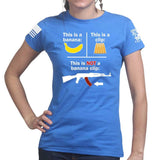 This Is NOT a Banana Clip Ladies T-shirt Style001