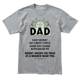 Bank Of Dad Men's T-shirt Style001
