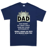 Bank Of Dad Men's T-shirt Style001
