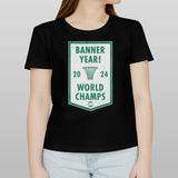 Banner Year 2024 Boston Basketball Championship T-Shirt