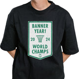 Banner Year 2024 Boston Basketball Championship T-Shirt