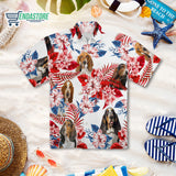 Basset Hound Hawaiian Shirt