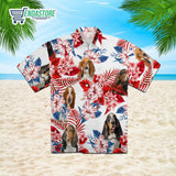Basset Hound Hawaiian Shirt