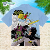 Batman Joker Surfing Summer 3D Hawaiian Shirt