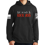 Be Kind and Kick Ass Hoodie Style001