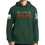 Be Kind and Kick Ass Hoodie Style001