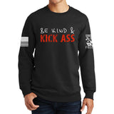 Be Kind and Kick Ass Sweatshirt Style001