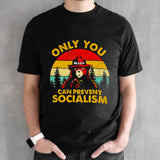 Bear wearing hat maga smokey only you can prevent socialism shirt