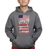 Beauty Comes In All Shapes And Sizes (Rifles) Hoodie Style001
