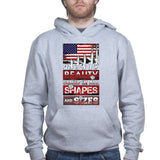 Beauty Comes In All Shapes And Sizes (Rifles) Hoodie