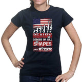 Beauty Comes In All Shapes And Sizes (Rifles) Ladies T-shirt Style001