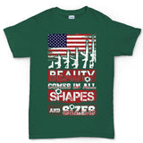 Beauty Comes In All Shapes And Sizes (Rifles) Men's T-shirt