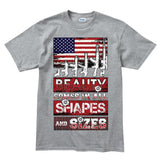 Beauty Comes In All Shapes And Sizes (Rifles) Men's T-shirt
