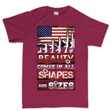 Beauty Comes In All Shapes And Sizes (Rifles) Men's T-shirt