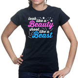 Shoot Like A Beast Ladies T-shirt Style001