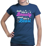 Shoot Like A Beast Ladies T-shirt Style001