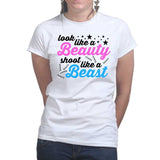 Shoot Like A Beast Ladies T-shirt Style001
