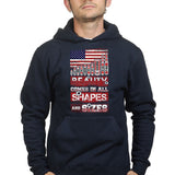Beauty Comes In All Shapes and Sizes Bullets Mens Hoodie Style001