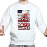 Beauty Comes in All Shapes and Sizes Bullets Mens Sweatshirt Style001