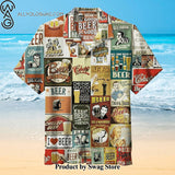 Beer Short Sleeve Hawaiian Shirt