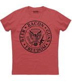 Beer Bacon Guns and Freedom T-Shirt (O)