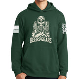 Beers & Gears Hoodie Style001