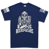 Beers & Gears Men's T-shirt Style001