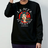 Bella Canvas La Jefa is drinking shirts