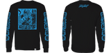 THE KING OF FIGHTERS - 'Benimaru' Long Sleeve Shirt - Black